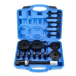 BOOMSTART 19Pcs Front Wheel Drive Bearing Removal Tool, Universal FWD Wheel Bearing Press Adapter Puller Tool Kit, for Cars Vans Light Trucks