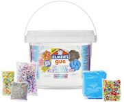 Elmer's GUE Premade Includes 5 Sets of Slime Add-ins, 3 Lb. Bucket, Glassy Clear