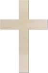 Beautiful Wooden Cross - Church Easter - Ideal as Decoration - up to 60 cm - for Wall and Door (Set of 3, 10 cm)