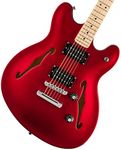 Squier by Fender Affinity Series Starcaster®, Maple Fingerboard, Candy Apple Red