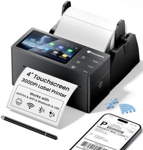 Phomemo 300DPI 4" Touchscreen Wi-Fi 4x6 Thermal Shipping Label Printer