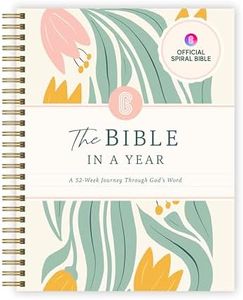 Official Spiral Bible® The Bible in a Year | 52 Week Guided Bible Study & Daily Reading Plan | Spiritual Companion & Journal for Adults & Teens | 8.5" x 11" Notebook