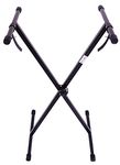 Belear K-19 Pro Keyboard Stand, Six Angle Adjustable Heavy Duty Big Size, Black Piano Stand