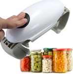 Automatic Jar Opener Electric Hands-Free Easy Use for Weak Hands, Ideal for Seniors and Arthritis, Kitchen Essential, Restaurant Tool, Black