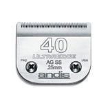 Andis Carbon-Infused Steel UltraEdge Dog Clipper Blade, Size-40, 1/100-Inch Cut Length (64084)