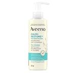 Aveeno Calm + Restore Nourishing Oat Facial Cleanser for Sensitive Skin, Gentle Gel Face Wash with Nourishing Oat & Calming Feverfew, Hypoallergenic, Fragrance- & Paraben-Free, 232mL (Packaging May Vary)