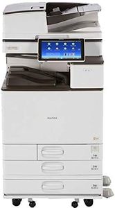 Ricoh Aficio MP C6004 Color Laser Multifunction Copier - 60ppm, Copy, Print, Scan, Auto Duplex, Network, WiFi, 4 Trays and Comes with Pre-Installed Postscript 3 Supplement (Renewed)