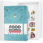 Clever Fox Food Journal Premium – Daily Meal Tracking Log with Calorie Tracker – Nutrition, Diet, Weight Loss & Bariatric Diary (Aquamarine)