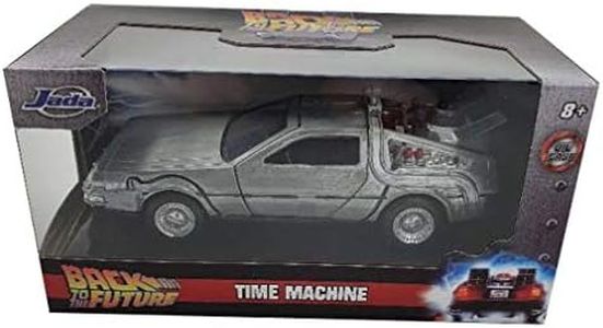 Jada Toys Back to The Future Time Machine Free Rolling 1:32 Scale Hollywood Ride Diecast Vehicle