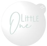 LissieLou Little One Cookie Embosser Baby Shower or Gender Reveal Icing Fondant Stamp - Clear