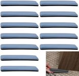 ANTHYTA Teflon Gliders Self-Adhesive Furniture Gliders Teflon 25 x 100 mm Square Teflon Gliders 25 mm Furniture Slide Set Self-Adhesive PTFE Sliding Surface Carpet Gliders for Heavy Furniture Carpet
