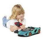 CMJ RC Cars Lamborghini Sian Officially Licensed Remote Control Car - 1:12 Scale Model Lambo with 7.4V 900mAh Battery, 12 Km/h Speed, LED Lights, and 2.4Ghz Remote for Boys, Girls