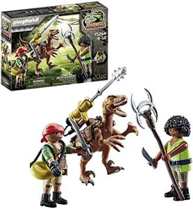 PLAYMOBIL Dino Rise 71264 Deinonico, Dinosauro con Armi funzionanti, Giocattolo per Bambini dai 5 Anni in su