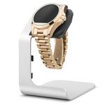 Tranesca Aluminum Watch Stand for Multiple Brand smartwatches, Compatible with Michael Kors, Fossil Gen 6 Hybird/Gen 6/Gen 5/Gen 5e/Gen 4, Armani, Diesel - Stand only