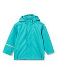 CareTec Unisex Kids Rain - Pu W/O Fleece Waterproof Jacket, Turquoise Blue (968), 116 UK