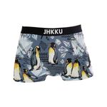 JHKKU Men's Boxer Briefs Emperor Penguin Boxer Shorts Soft Comfort Trunk Underwear for Men No Fly, Emperor Penguin, X-Large