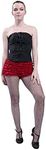 Malco Modes Red Ruffled Bloomers for Women | Halloween Costumes | Shorts & Ruffle Bloomers Pettipants | Comfortable & Stylish Halloween Underpants Outfits for Women