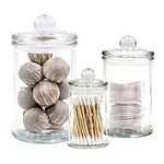 Easeen Mini Glass Apothecary Jars, 