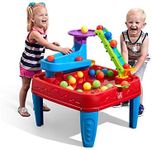 Step2 Stem Discovery Ball Table, Kids Water Table Activity Sensory Playset, Summer Outdoor Toys, 13 Piece Water Toy Accessories, For Toddlers 2+ Years Old