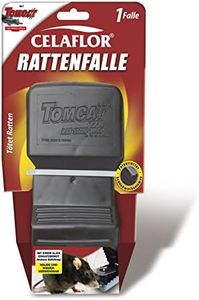 Celaflor Rattenfalle "Snap", Solide und kraftvolle Schlagfalle für einen sicheren Fangerfolg, wiederverwendbar, 1 Stück