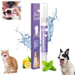 Pet Oral Repair Gel,Dog Oral Cavity Repair and Deodorization Gel,Cat Dental Gel,Dog Breath Freshener, Teeth Cleaning Gel for Dogs,Targets Tartar and Plaque,Pet Oral Restoration Whitening Gel (1)