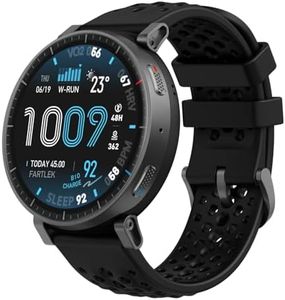 Amazfit Active Max Smart Watch 1.5" AMOLED Display, 25-Day Battery, Offline Maps, GPS, 4GB Storage, 170+ Sport Modes, 5 ATM Water Resistant, Heart Rate & Sleep Fitness Tracker for Android & iPhone