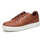 Men's Trainers Casual Sneaker Skate Shoes Athletic Leisure Shoes for Men Comfort Walking Shoes Brown 9.5