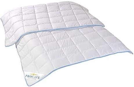 PROCAVE TopCool Qualitäts-Bettdecke für den Sommer 135x200cm, Soft-Komfort-Bettdecke, kochfeste Steppdecke, atmungsaktiv & wärmeausgleichend 100% aus Deutschland