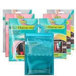 Humicure Moisture Absorber Dehumidifier Hanging Bags with 1 Litre Absorption Capacity for Wardrobe, Bathroom, Kitchen and Bedroom; Prevents Mould & Fungus (Pack of 6, 6 Fragrance Combo)