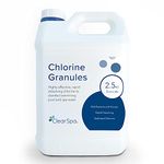 ClearSpa Chlorine Granules 2.5kg - Stabilized Chlorine Granules Suitable for Hot Tub, Spa and Swimming Pool Treatment