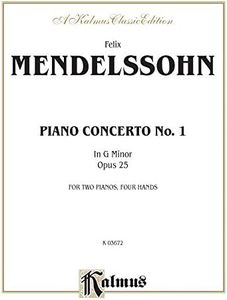 Piano Concerto No. 1 in G Minor, Op. 25 (Kalmus Edition)