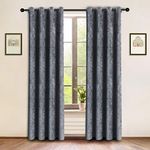 ELKCA Grey Room Curtain for Bedroom