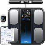 RENPHO Smart Scale for Body Weight, FSA&HSA Eligible, 8-Electrode Digital Bathroom Scale with BMI Body Fat Muscle Mass, Body Composition Analyzer, Larger Platform, MorphoScan Base