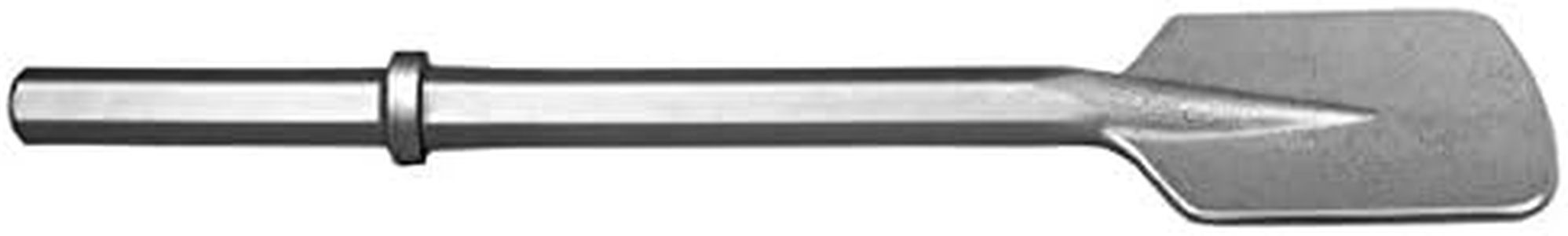 Champion Chisel, 1-1/8 by 6-Inch Hex Shank, Clay Spade - Designed for 60lb & 90lb Pneumatic Hammers