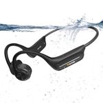 Wantek Bone Conduction Swimming Headphones - Bluetooth 5.4 IP68 Waterproof With 32GB MP3 Storage, Open Ear Wireless Sport Earphones for Running, Cycling