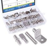 Glarks 120-Pieces 4 Styles Shelf Br