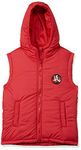 Amazon Brand - Jam & Honey Boy's Puffer Jacket Red 6 Years-7 Years