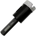 DT-DIATOOL Hex Shank Dry Diamond Drill Core Bits 25mm Vacuum Brazed Hole Saw for Tile Porcelain Ceramic Marble Granite