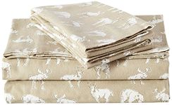 Eddie Bauer Buckhead Ridge Flannel Sheet Set, Full