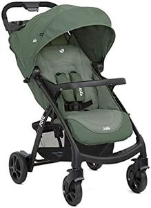 Joie Muze Lx One Hand Fold Stroller with Flat Reclining Seat (Birth to 17.5Kg), Laurel, 1 Count (Pack of 1), Green