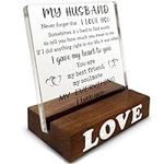 To My Husband Plaque, Gifts for Hus