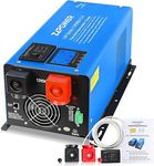 ZLPOWER 3000W DC 12V Peak 9000W Inverter Charger Pure Sine Wave Upgrade AC 120V with Battery AC Charger LCD Display Low Frequency Inverter for RV Trailer Camper Home Boat UL1741