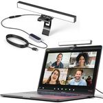 HumanCentric Video Conference Lighting - Webcam Light for Streaming, LED Monitor and Laptop Light for Video Conferencing, Zoom Lighting for Computer, Replaces Ring Light for Zoom Meetings, Single Kit