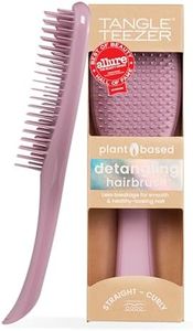 Tangle Teezer Plant-Based Ultimate Detangler Brush, Dry & Wet Hair Brush, Eliminates Knots & Reduces Breakage for All Hair Types, Earthy Purple