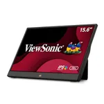 ViewSonic (USA Brand) - VA1655 16”(40.64 Cm) FHD Portable Monitor | IPS Panel | USB Type-C | Dual Speakers | Eye-Care Technology | Foldable Stand | Sleeve Case Included | 2 x USB-C 1 x Mini HDMI