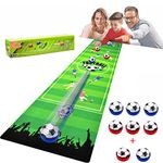 Tabletop Game for Family Party, Portable Team Board Games, Tabletop Top Curling Bowling,Football,Basketball Shuffleboard Board Games Kids and Adults Indoor, Kids Adults Home Interactive Game (A)