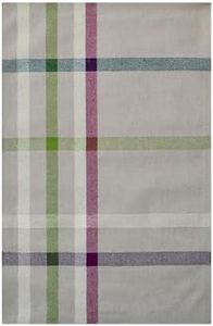 Rug Club Scottish Handwoven Wool Rug, 80 cm x 150 cm Size, Natural