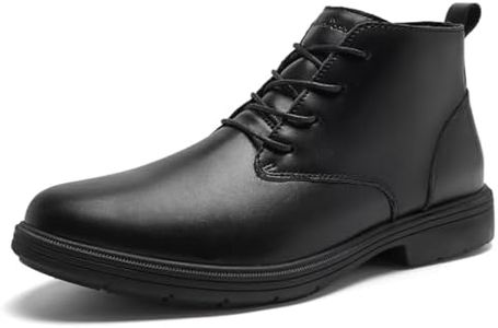 Men's Orthopedic Business Leather Dress Shoes: Stylish Arch Support Flat Feet Plantar Fasciitis Orthotics Tuxedo Oxfords, Modern Standing Leisure Outdoor Indoor Work Ankle Boots Black Size 11
