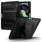 Spigen Tough Armor Pro for iPad Air 11 inch M3/M2 (2025/2024) Case/iPad Air 10.9inch 5th/4th Gen (2022/2020) Back Cover Case + Glass Screen Protector.tR Slim - Bundle Pack