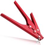 LEONTOOL Zip Tie Tool Cable Tie Tensioning Tool Cable Tie Tool Zip Tie Cutting Tool with Carbon Steel Handle Tensioning and Cutting Tool for Plastic Nylon Cable Ties, 0.35 Inches Max Tie Width